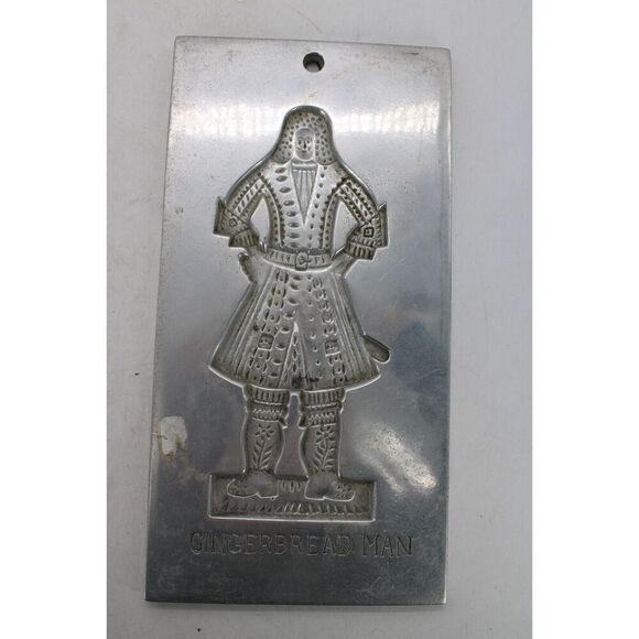 VINTAGE PAIR OF COLONIAL WILLIAMSBURG REPRODUCTION COOKIE MOLDS GINGERBREAD - Picture 2 of 8